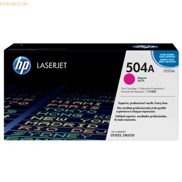 HP Toner HP Color LaserJet CE253A magenta von HP