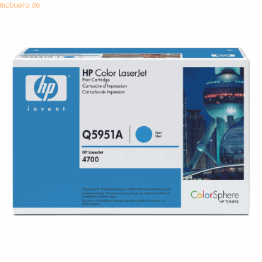 HP Toner HP Q5951A cyan von HP