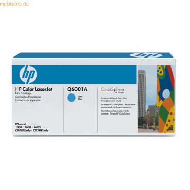 HP Toner HP Q6001A cyan HP Toner HP Q6001A cyan von HP