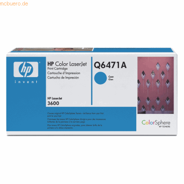 HP Toner HP Q6471A cyan HP Toner HP Q6471A cyan von HP