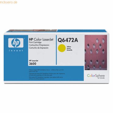 HP Toner HP Q6472A gelb HP Toner HP Q6472A gelb von HP