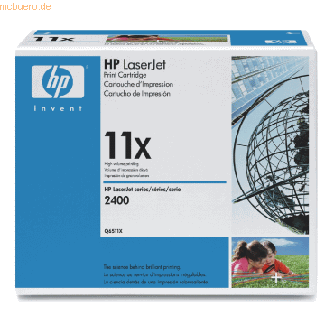 HP Toner HP Q6511X schwarz von HP