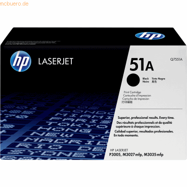 HP Toner HP Q7551A schwarz von HP