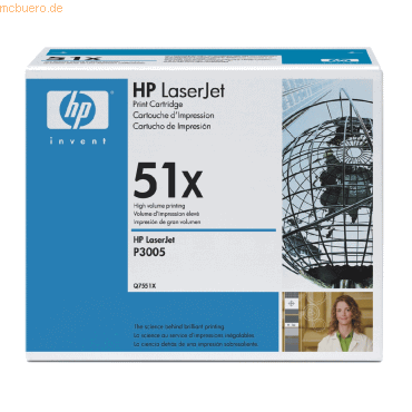 HP Toner HP Q7551X schwarz von HP