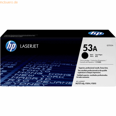 HP Toner HP Q7553A schwarz HP Toner HP Q7553A schwarz von HP