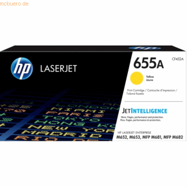 HP Toner-Kartusche HP 655A gelb HP Toner-Kartusche HP 655A gelb von HP