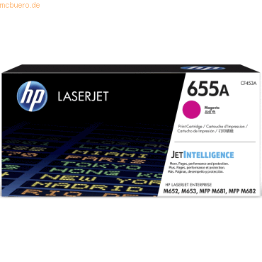 HP Toner-Kartusche HP 655A magenta von HP