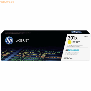 HP Toner Original HP 201X gelb von HP