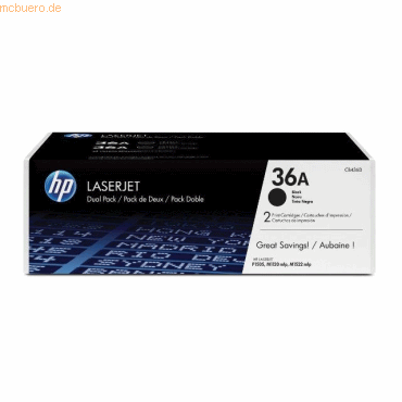 HP Toner Original HP CB436AD schwarz HP Toner Original HP CB436AD schwarz von HP