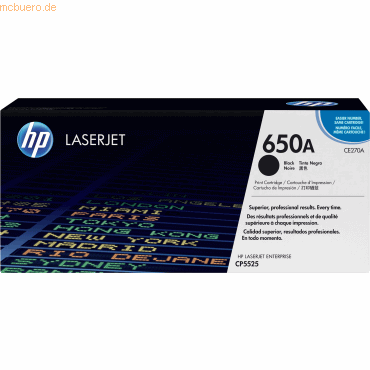 HP Toner Original HP CE270A schwarz HP Toner Original HP CE270A schwarz von HP