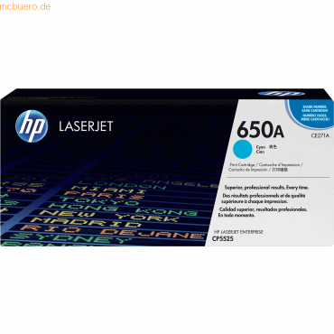 HP Toner Original HP CE271A cyan HP Toner Original HP CE271A cyan von HP