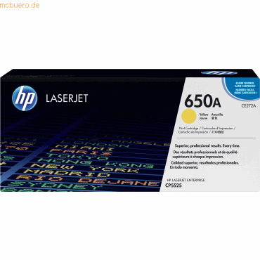 HP Toner Original HP CE272A gelb HP Toner Original HP CE272A gelb von HP