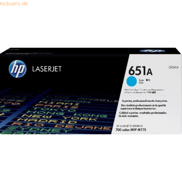 HP Toner Original HP CE341A cyan von HP