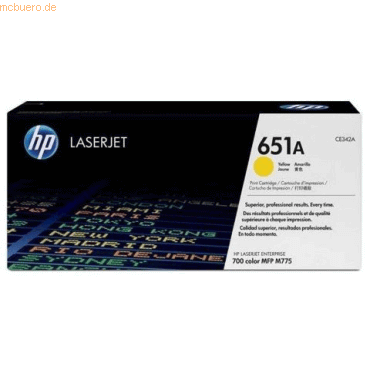 HP Toner Original HP CE342A gelb HP Toner Original HP CE342A gelb von HP