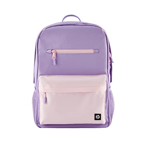 HP Unisex Campus Rucksack, Laptop Rucksack, 15,6 Zoll Laptop Fach, 17 Liter Fassungsvermögen, gepolsterte Schultergurte, Regenabweisend, zu 50% aus recycelten Materialien, 0,49 kg leicht, Lavender HP Unisex Campus Rucksack, Laptop Rucksack, 15,6 Zoll Laptop Fach, 17 Liter Fassungsvermögen, gepolsterte Schultergurte, Regenabweisend, zu 50% aus recycelten Materialien, 0,49 kg leicht, Lavender von HP
