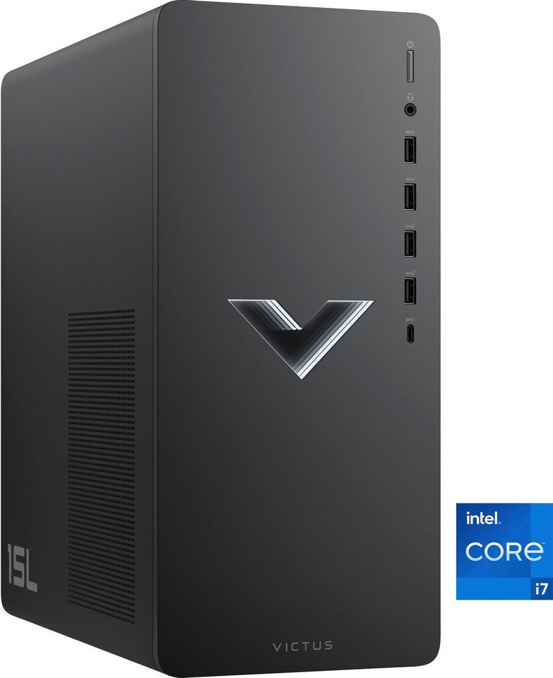 HP Victus TG02-1207ng Gaming-PC (Intel Core i7 13700F, GeForce RTX 3050, 16 GB RAM, 512 GB SSD, Luftkühlung) von HP