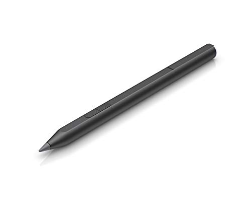 HP Wiederaufladbarer MPP 2.0 Neigungsstift für Touchscreen-Geräte, anpassbares und kompaktes Design mit magnetischem Schaft, Schwarz (3J122AA) und Silber (3J123AA) von HP