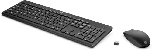 HP Wireless Keyboard Mouse NL 230, Full-Size (100%), RF, 18H24AA#ABH von HP