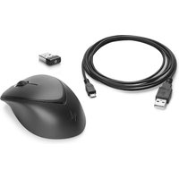 HP Wireless Premium Mouse 1JR31AA kabellos USB schwarz von HP