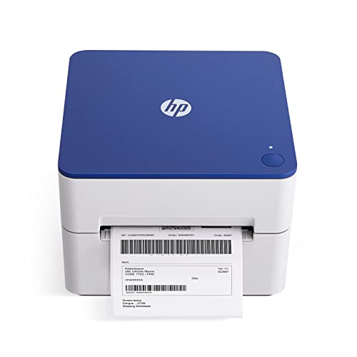 HP Work Solutions Versand 4x6 Thermo-Etikettendrucker Benutzerfreundlicher Hochgeschwindigkeitsdrucker mit 203 DPI für Home Office oder Unternehmen Unterstützt PC und Mac von HP
