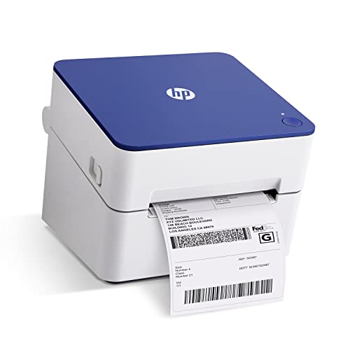 HP Work Solutions Versand 4x6 Thermo-Etikettendrucker Benutzerfreundlicher Hochgeschwindigkeitsdrucker mit 300 DPI für Home Office oder Unternehmen Unterstützt PC und Mac von HP