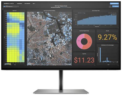 HP Z24f G3 LCD-Monitor EEK D (A - G) 61cm (24 Zoll) 1920 x 1080 Pixel 16:9 5 ms USB 3.2 Gen 1, Displ von HP