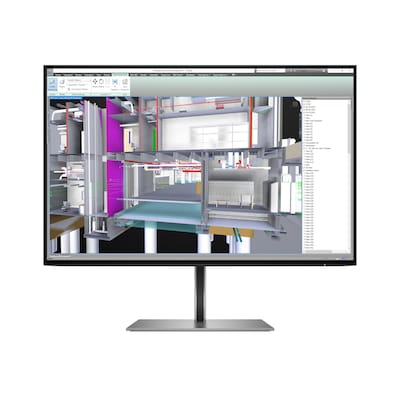 HP Z24u G3 61cm (24") WUXGA Office IPS Monitor 16:10 DP/HDMI/USB-C Pivot von HP