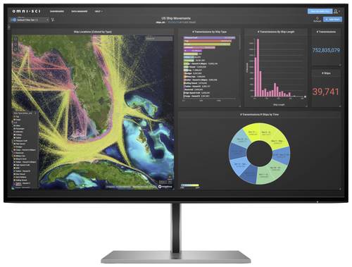 HP Z27k G3 LED-Monitor EEK G (A - G) 68.6cm (27 Zoll) 3840 x 2160 Pixel 16:9 5 ms DisplayPort, USB 3 von HP