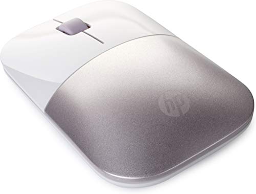 HP Z3700 (V0L82AA) kabellose Maus (1200 optische Sensoren, bis zu 16 Monate Batterielaufzeit, USB Anschluss, Plug&Play) Pink, 101 x 60 x 25.3 mm von HP