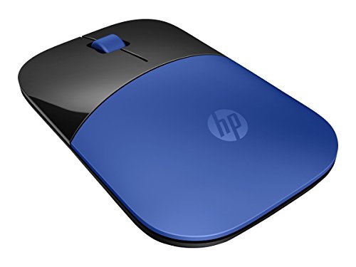 HP Z3700 Blau (V0L81AA) kabellose Maus Wireless Mouse 1200 dpi mit USB Adapter von HP