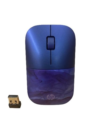 HP Z3700 Blau 2,4 GHz USB Slim Wireless Maus mit blauer LED 1200 DPI optischer Sensor, bis zu 16 Monate Akkulaufzeit von HP
