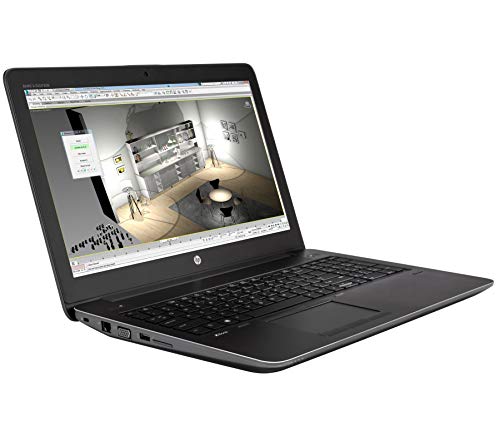 HP ZBook 15 G3 15,6 Zoll 1920x1080 Full HD Intel Quad Core i7 512GB SSD Festplatte 32GB Speicher Windows 10 Pro MAR UMTS LTE Webcam Nvidia Quadro M2000M Notebook (Generalüberholt) von HP