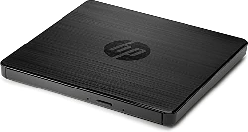 HP externes CD-/ DVD Laufwerk inkl CD und DVD Brenner mit USB Anschluss (F6V97AA) schwarz von HP