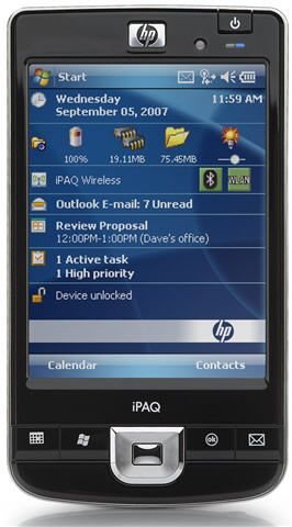 HP iPAQ 214 Enterprise Handheld (Windows Mobile 6.0) von HP