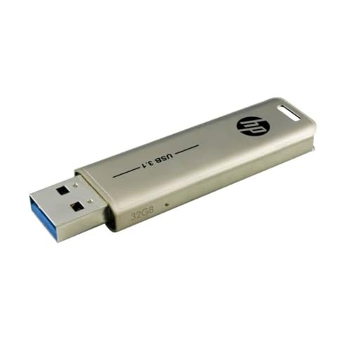 HP x796w USB 3.1 Flash-Laufwerk 32 GB, Push-and-Pull-Design, Metallic-Finish HP x796w USB 3.1 Flash-Laufwerk 32 GB, Push-and-Pull-Design, Metallic-Finish von HP