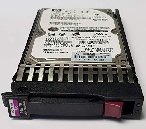 HPE | HP | Genuine | 507283-001 | 146GB 6G DP 10K SAS | Disk + caddy (Generalüberholt) von HP