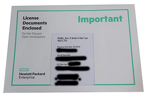 HPE RHEL SVR 2 Sckt/2 Gst 3yr 9x5 LTU von HP