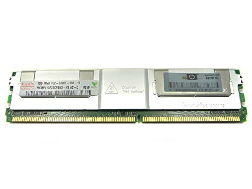 Hewlett Packard Enterprise 2 GB PC2 – 5300 Kit 2 GB DDR2 667 MHz ECC Speicher-Modul – Module Arbeitsspeicher (2 GB, DDR2, 667 MHz, PC/Server, 240-pin DIMM, 2 x 1 GB) von HP