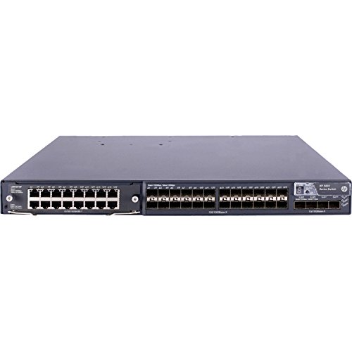 Hewlett Packard Enterprise HPE 5800-24G-SFP Switch - C3 - Managed - 24 x Gigabit SFP + 4 x Gigabit SFP / 10 Gigabit SFP+ - Rack einbaubar von HP