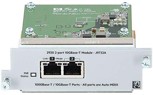 J9732A J9732A | Hewlett Packard Enterprise 2920 2-Port 10GBASE-T. Ethernet Schnittst. von HP