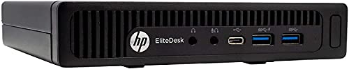 MELARQT HP EliteDesk 800 G2 Desktop Mini PC, Intel Core i5 6500T 2,5 GHz, 16 GB DDR4 RAM, 500 GB Festplatte, USB Typ C, Windows 10 Pro (Erneuert) von HP
