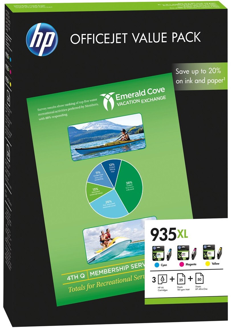 Nr. 935 Tinte Office Value Pack 3-farbig von HP