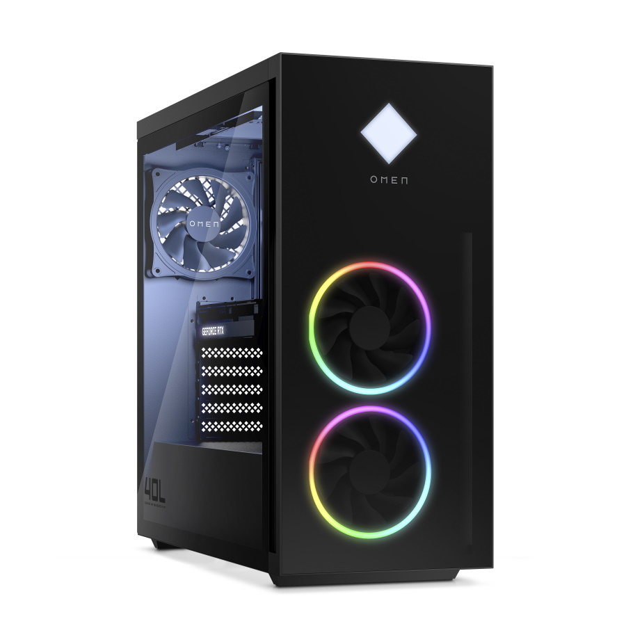 OMEN Desktop Gaming PC GT21-1110ng - AMD Ryzen™ 7 7800X3D, 32GB RAM, RTX 4090, 2000GB SSD, Win11 von HP