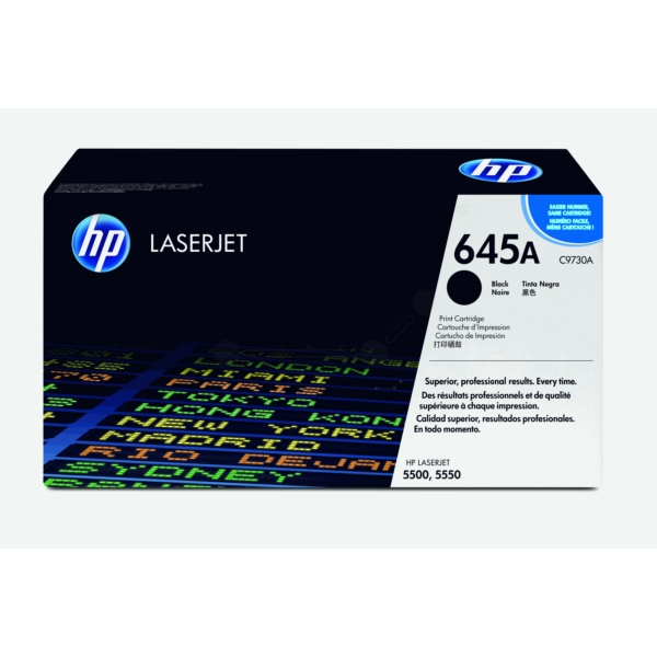 Original HP C9730A / 645A Toner schwarz Original HP C9730A / 645A Toner schwarz von HP