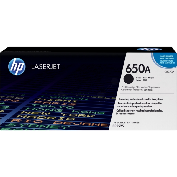 Original HP CE270A / 650A Toner schwarz Original HP CE270A / 650A Toner schwarz von HP