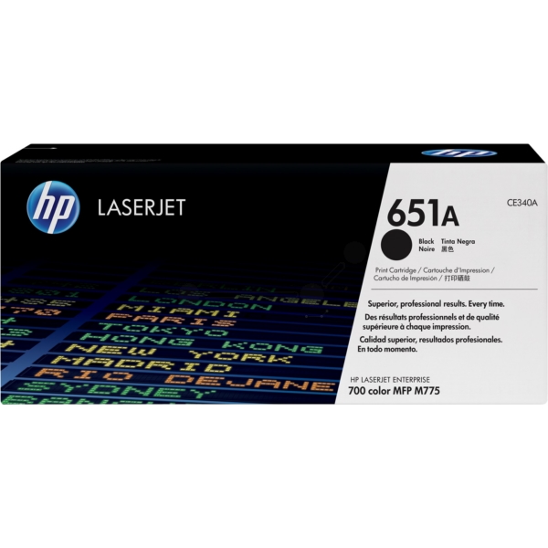 Original HP CE340A / 651A Toner schwarz Original HP CE340A / 651A Toner schwarz von HP