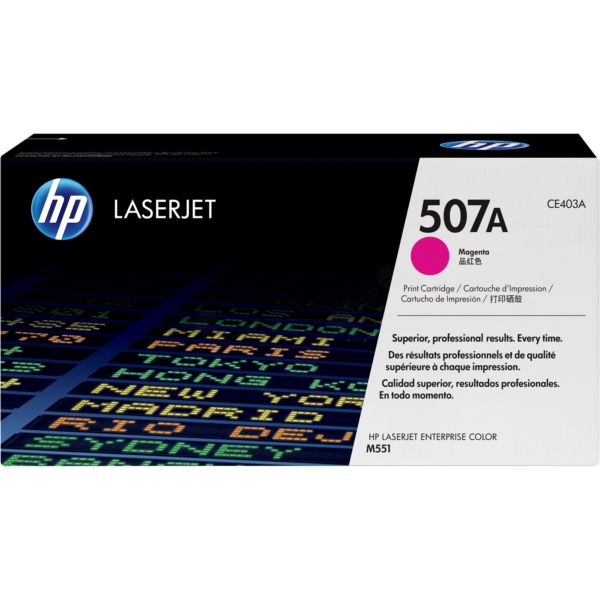 Original HP CE403A / 507A Toner magenta Original HP CE403A / 507A Toner magenta von HP