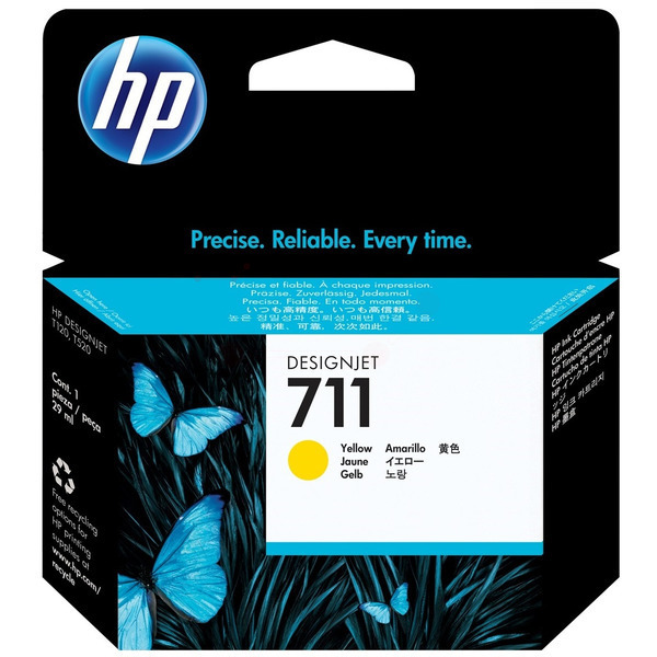 Original HP CZ132A / 711 Tintenpatrone gelb Original HP CZ132A / 711 Tintenpatrone gelb von HP