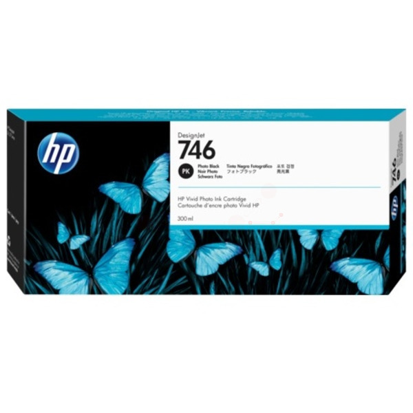 Original HP P2V82A / 746 Tintenpatrone schwarz hell von HP