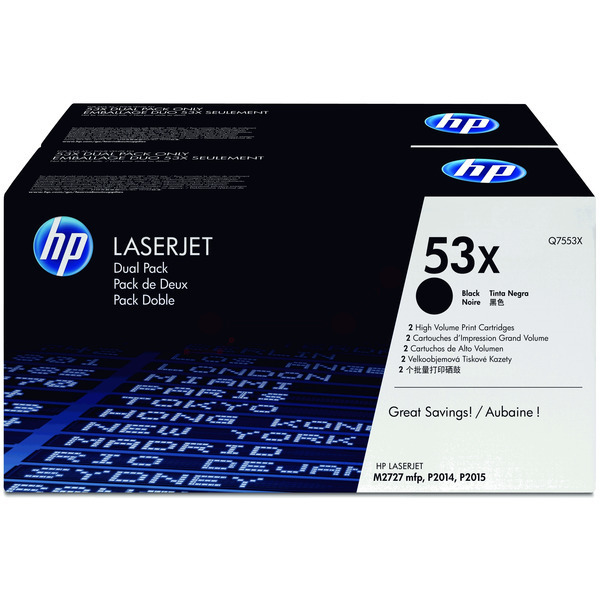 Original HP Q7553XD / 53XD Toner schwarz Original HP Q7553XD / 53XD Toner schwarz von HP